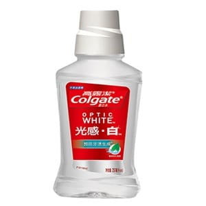 高露洁光感白漱口水
