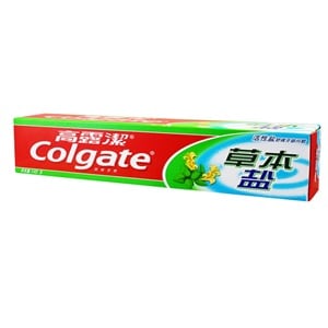 高露洁草本盐牙膏