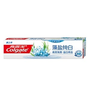 高露洁藻盐纯白牙膏
